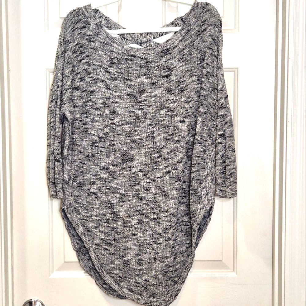 Express Heather Gray Slouchy Sweater Size XS